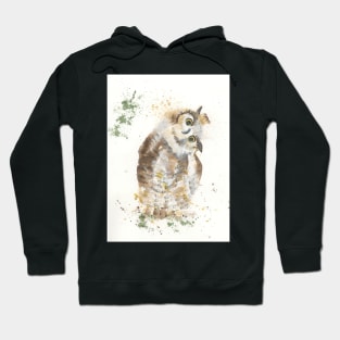 Quizzical Owl Hoodie